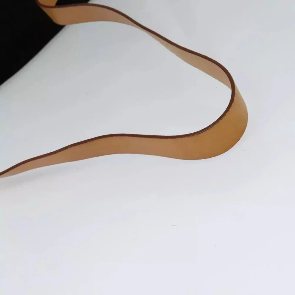 CELINE C Macadam Canvas Shoulder Bag Suede Black Auth - Picture 9 of 16